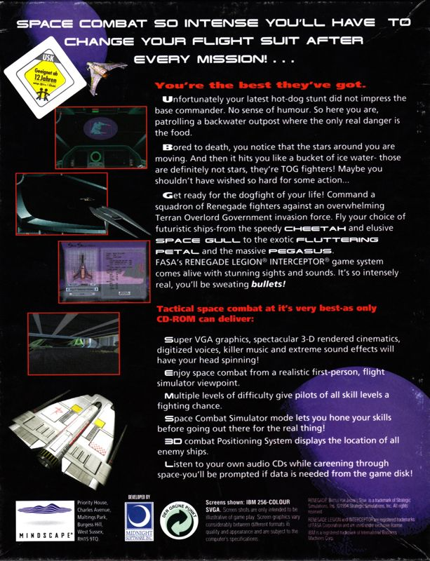 Renegade - Battle For Jacob's Star — box-2D-back (EU)