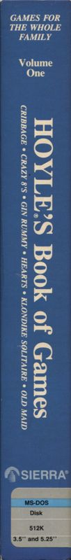 Hoyle Official Book Of Games - Volume 1 — box-2D-side (US)