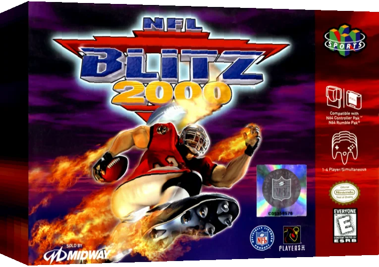 NFL Blitz 2000 — box-3D (US)