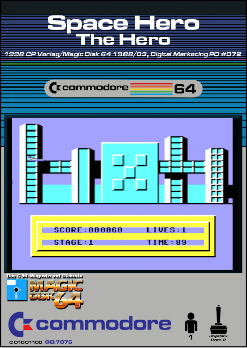 Space Hero : The Hero box art