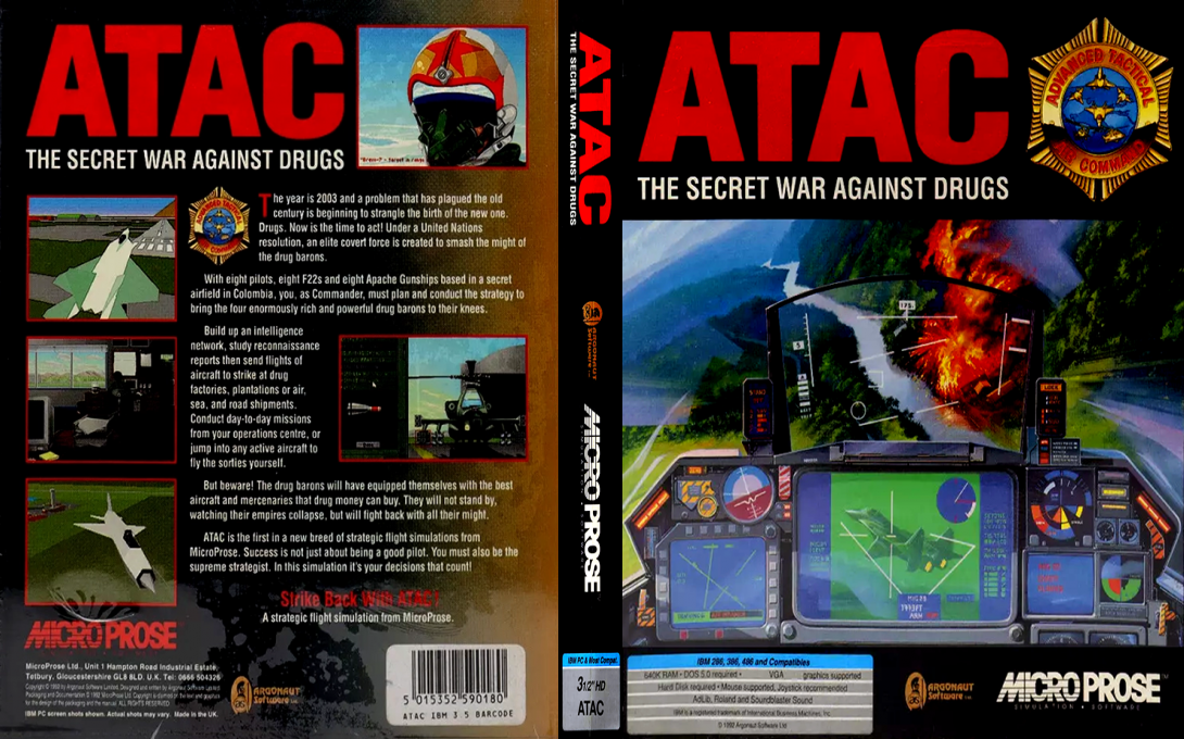 Atac - The Secret War Against Drugs — box-texture (EU)