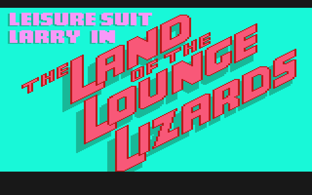 Leisure Suit Larry in - The Land of the Lounge Lizards — sstitle (US)