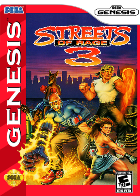 Streets Of Rage 3 box art