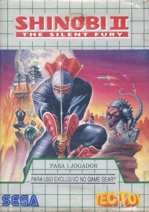 Shinobi 2 - The Silent Fury — box-2D (BR)