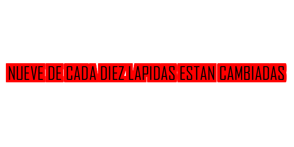Nueve De Cada Diez Lapidas Estan Cambiadas — wheel-hd (SS)