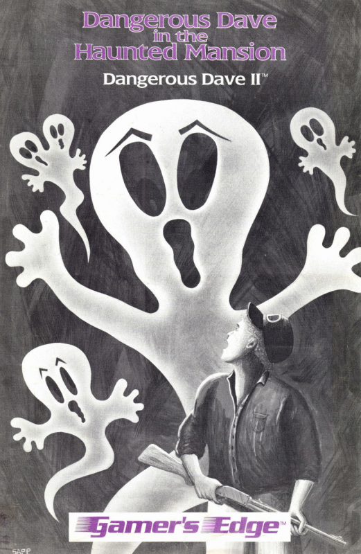 Dangerous Dave In The Haunted Mansion box art