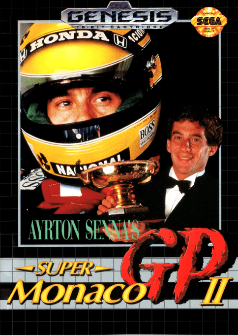 Ayrton Senna's Super Monaco Gp 2 box art