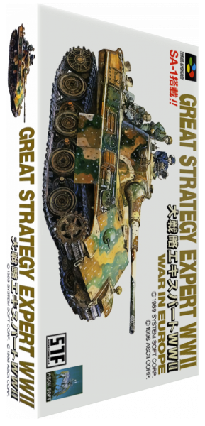Daisenryaku Expert Wwii - War In Europe — box-3D (JP)