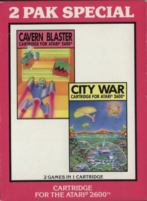 2 Pak Special - Cavern Blaster - City War box art