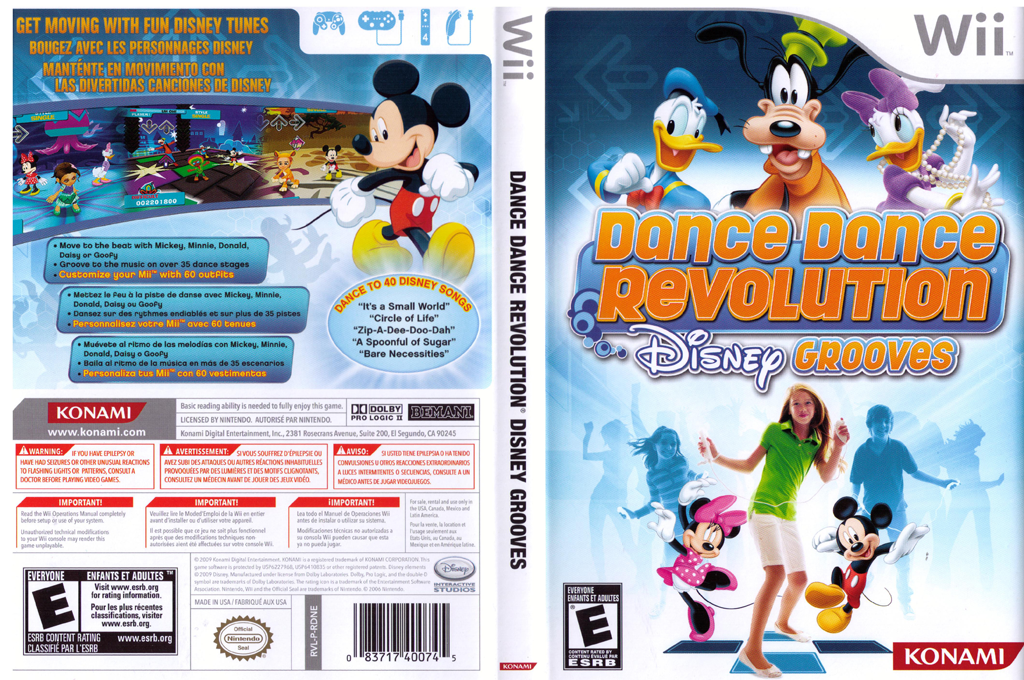 Dance Dance Revolution - Disney Grooves — box-texture (US)