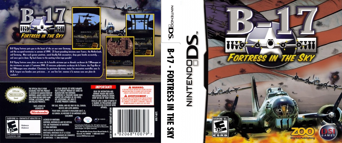 B-17 - Fortress in the Sky — box-texture (US)