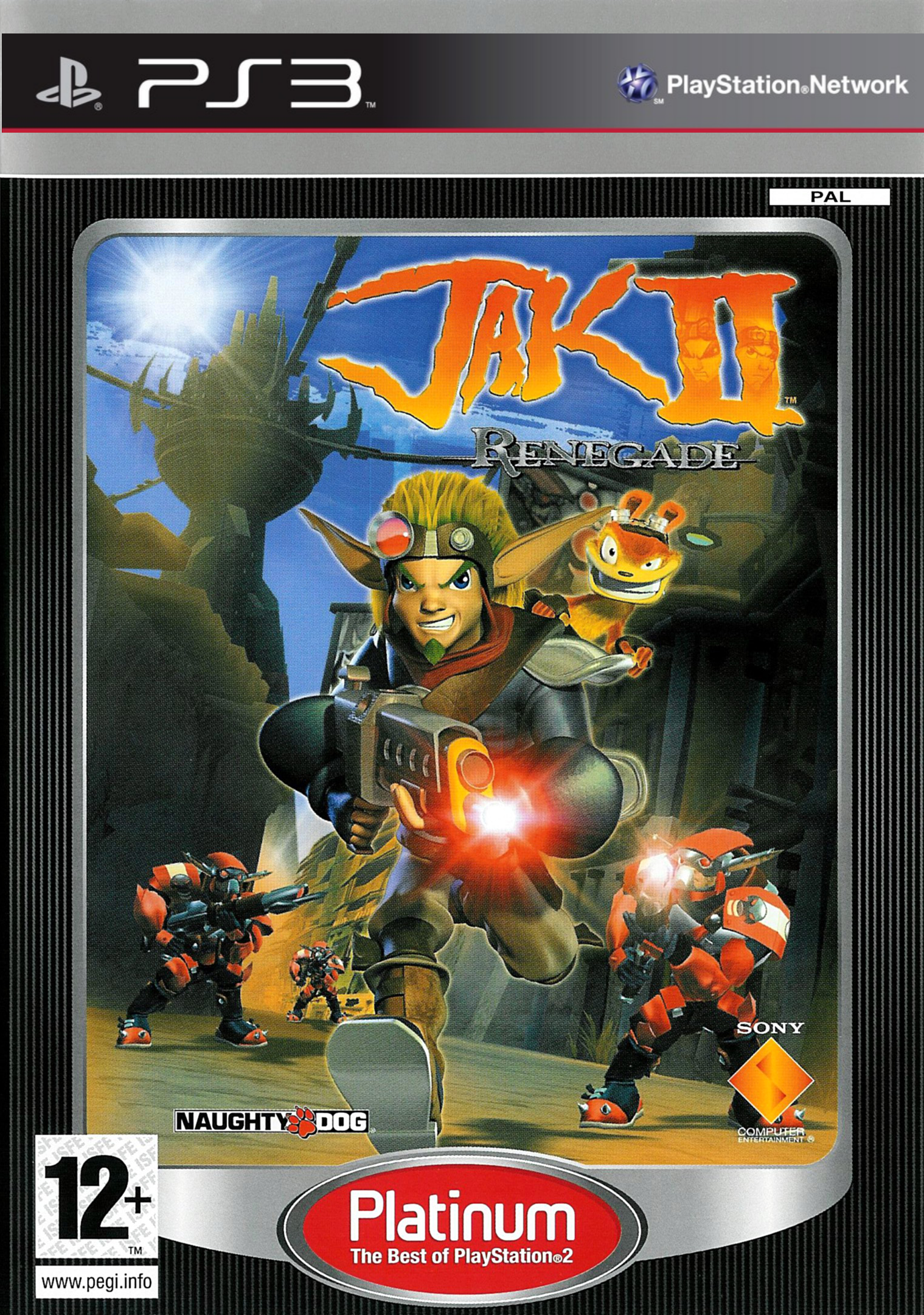 Jak II HD box art
