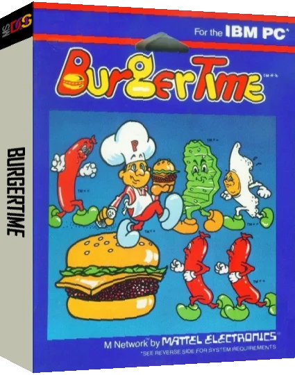 Burgertime — box-3D (US)