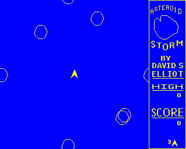 Asteroid Storm — ss (WOR)