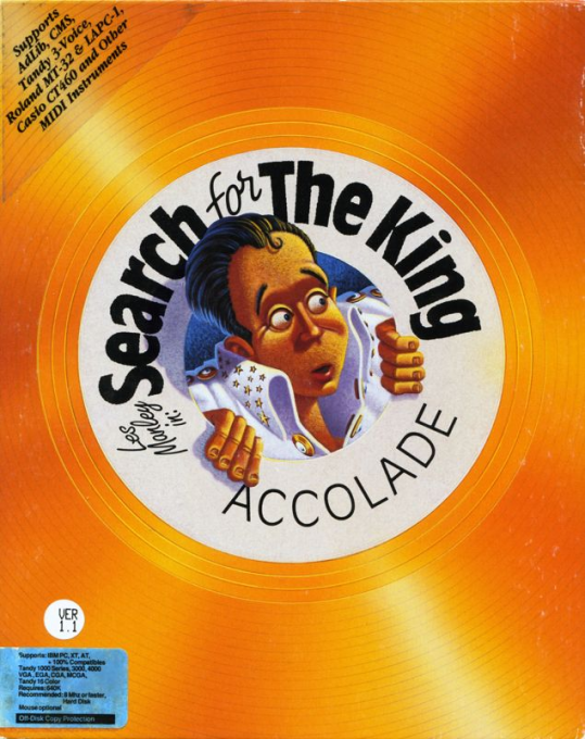 Manley In - Search For The King, Les box art