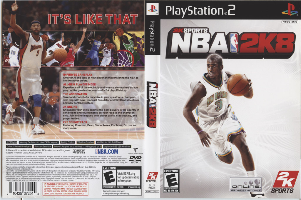 NBA 2K8 — box-texture (US)