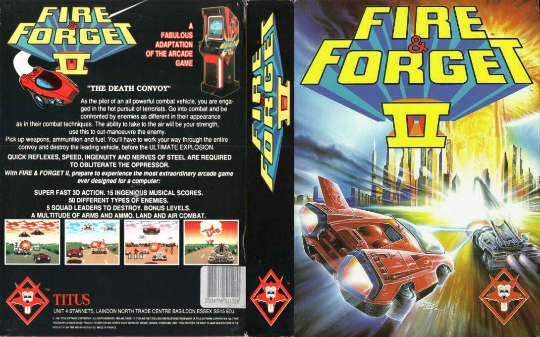Fire and Forget II - The Death Convoy — box-texture (EU)