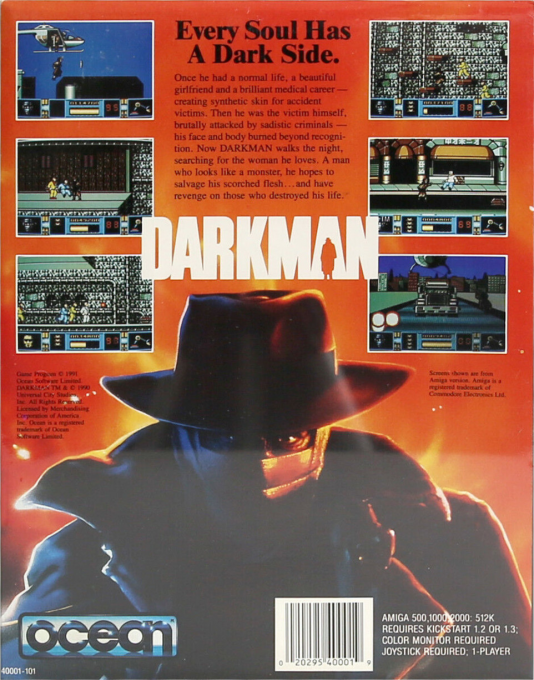 Darkman — box-2D-back (US)