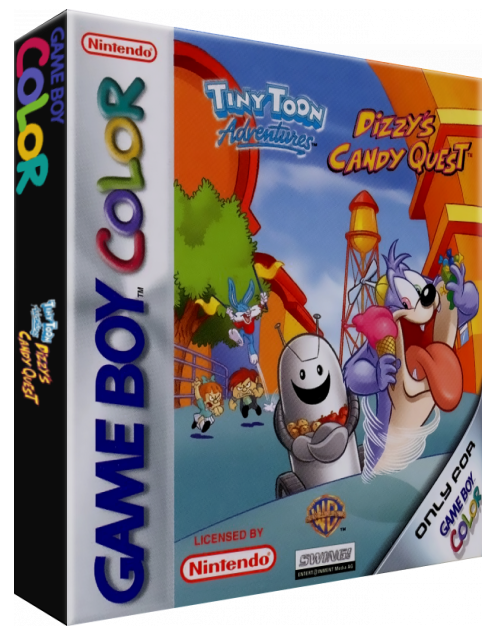 Tiny Toon Adventures - Dizzy's Candy Quest — box-3D (EU)