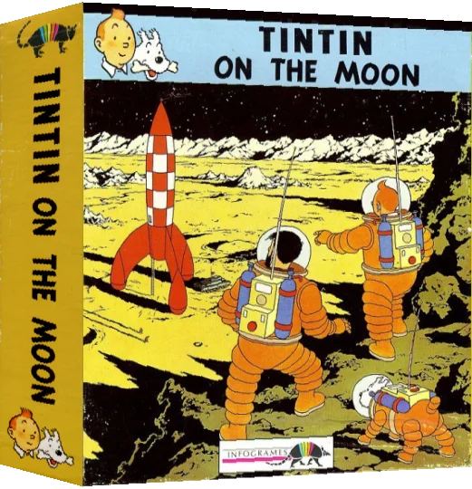 Tintin on the Moon — box-3D (EU)