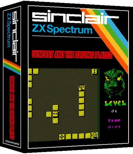 Dundley and the Sliding Plates — box-3D (SS)