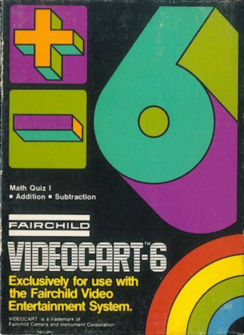 Videocart-6 - Math Quiz I - Addition, Subtraction box art