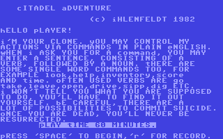 Citadel Adventure — sstitle (WOR)