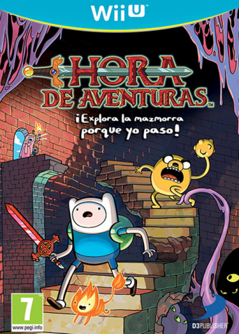 Adventure Time - Explore the Dungeon Because I DON'T KNOW! — box-2D (SP)