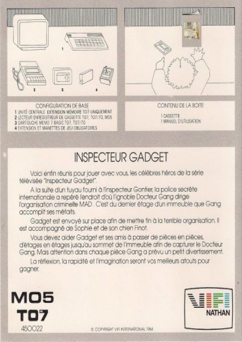 Inspecteur Gadget — box-2D-back (WOR)