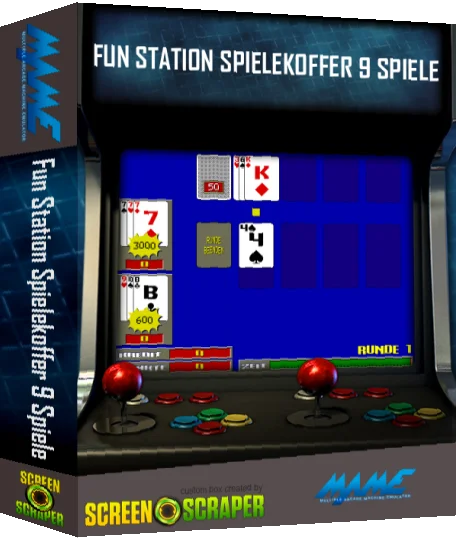 Fun Station Spielekoffer 9 Spiele — box-3D (SS)