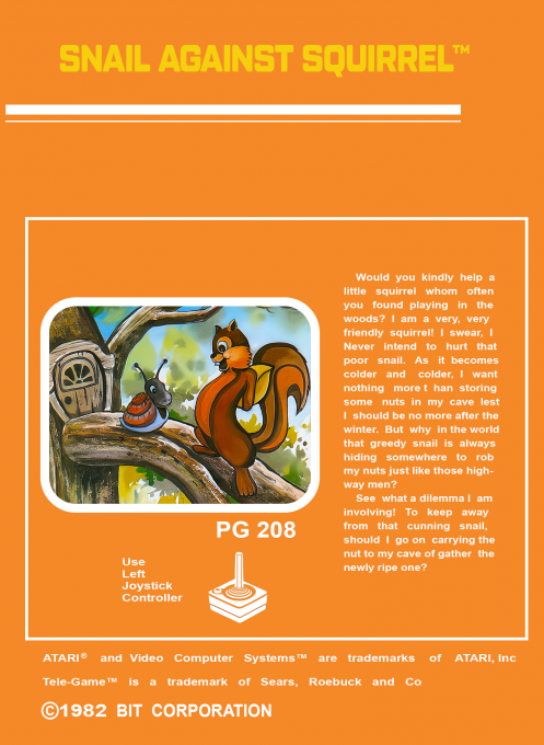 Snail Against Squirrel — box-2D-back (EU)