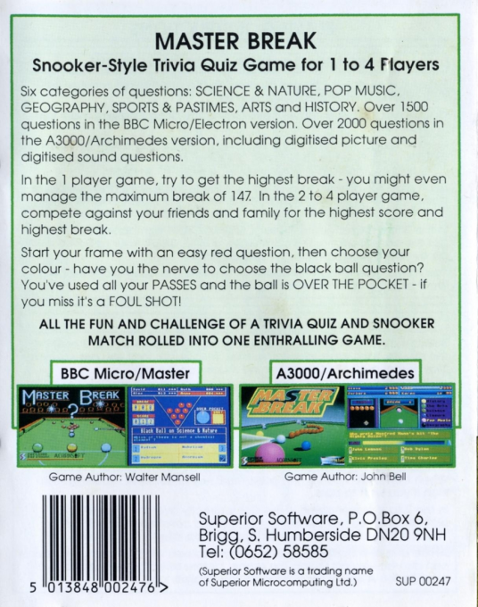 Master Break — box-2D-back (EU)