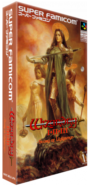 Wizardry I-ii-iii - Story Of Llylgamyn — box-3D (JP)