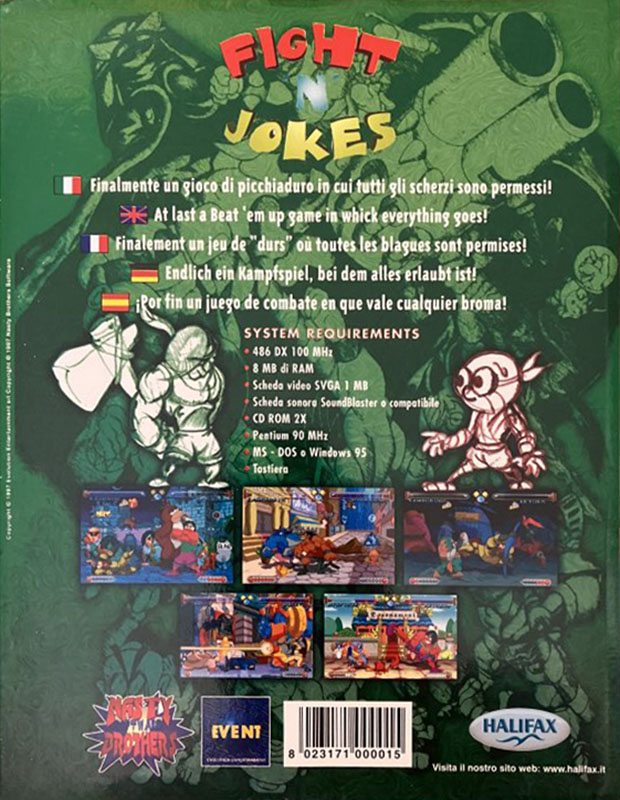 Fight'n'jokes — box-2D-back (EU)