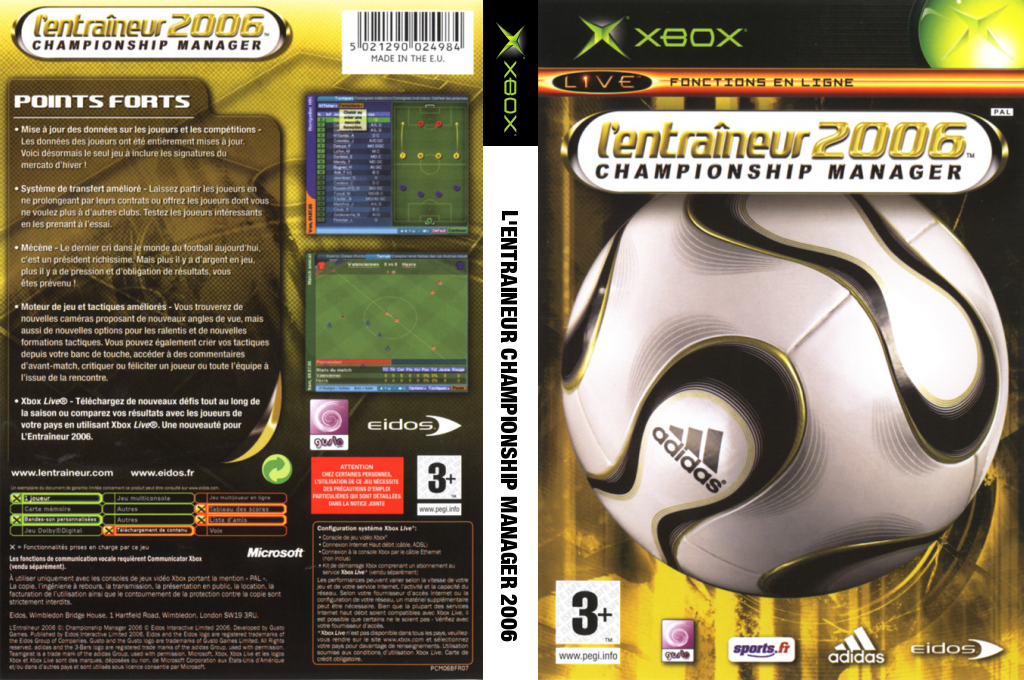 Championship Manager 2006 — box-texture (FR)