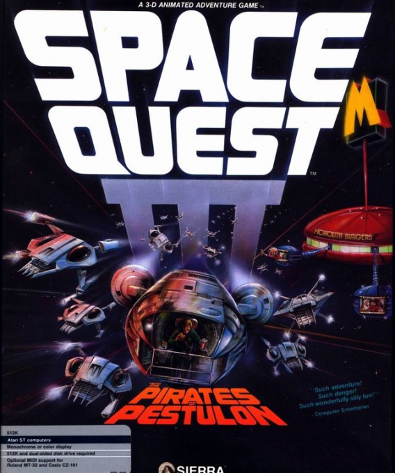 Space Quest 3 - The Pirates Of Pestulon box art