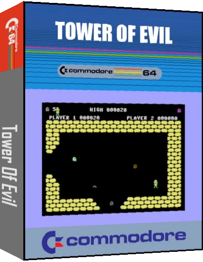 Tower Of Evil — box-3D (CUS)