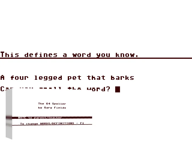 The 64 Speller — mixrbv2 (WOR)