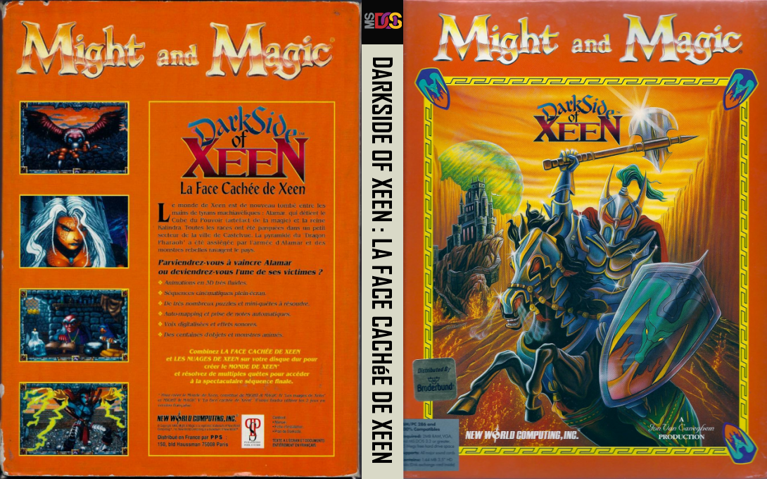 Might And Magic - Darkside Of Xeen — box-texture (FR)