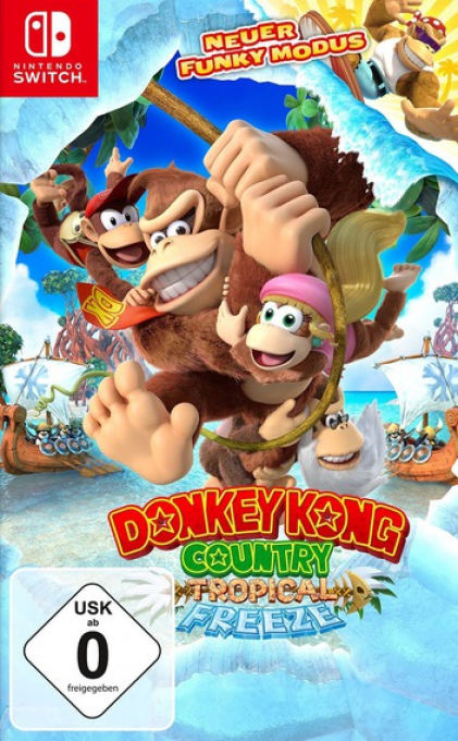 Donkey Kong Country - Tropical Freeze — box-2D (DE)