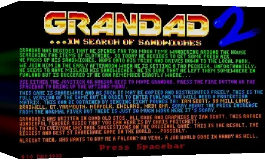 Grandad 2 - In Search Of Sandwiches — box-3D (WOR)