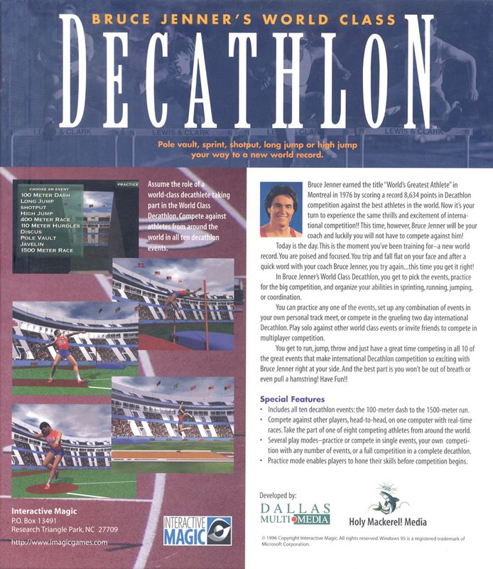 Bruce Jenner's World Class Decathlon — box-2D-back (US)