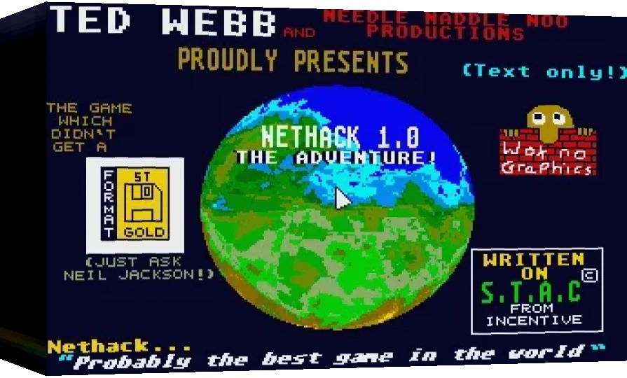 Nethack - The Adventure — box-3D (WOR)