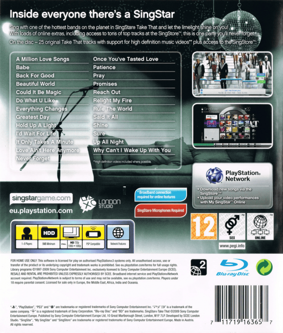 SingStar Take That — box-2D-back (EU)