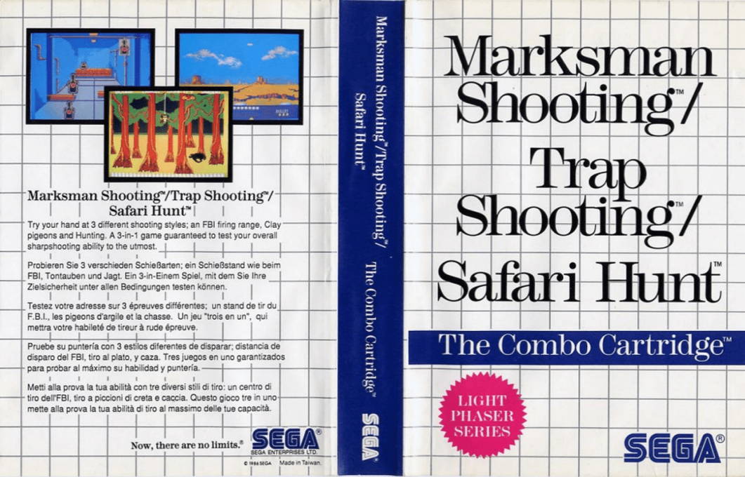 Marksman Shooting + Trap Shooting + Safari Hunt — box-texture (EU)