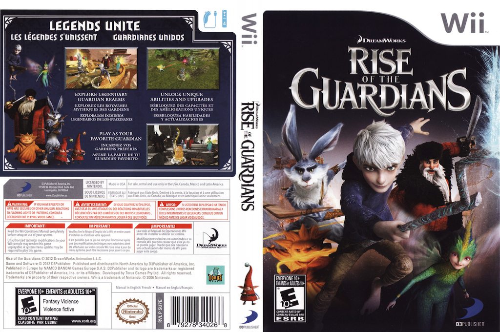 DreamWorks Rise of the Guardians — box-texture (US)