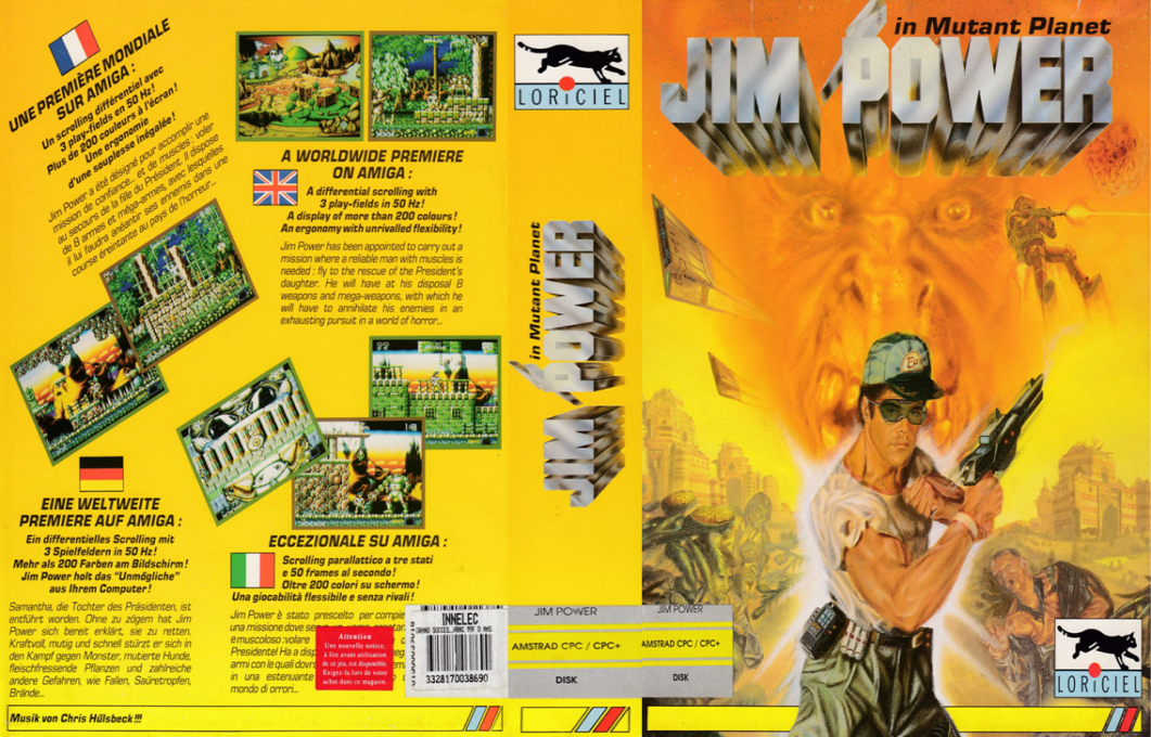 Jim Power In Mutant Planet — box-texture (EU)