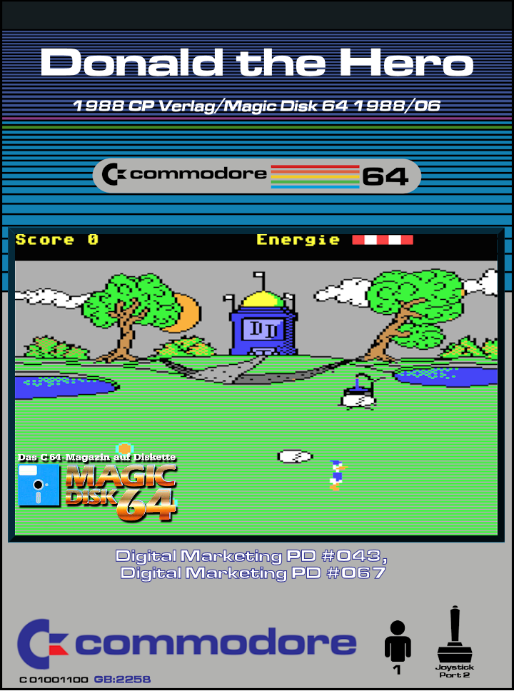 Donald the Hero box art