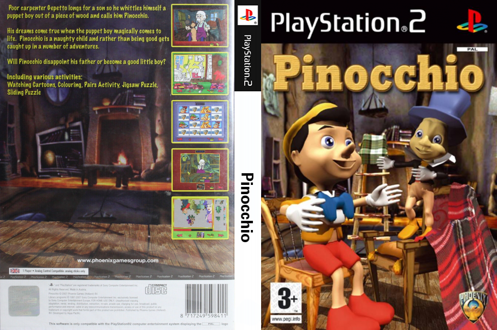 Pinocchio — box-texture (EU)