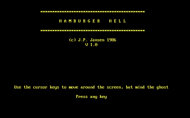 Hamburger Hell — sstitle (WOR)